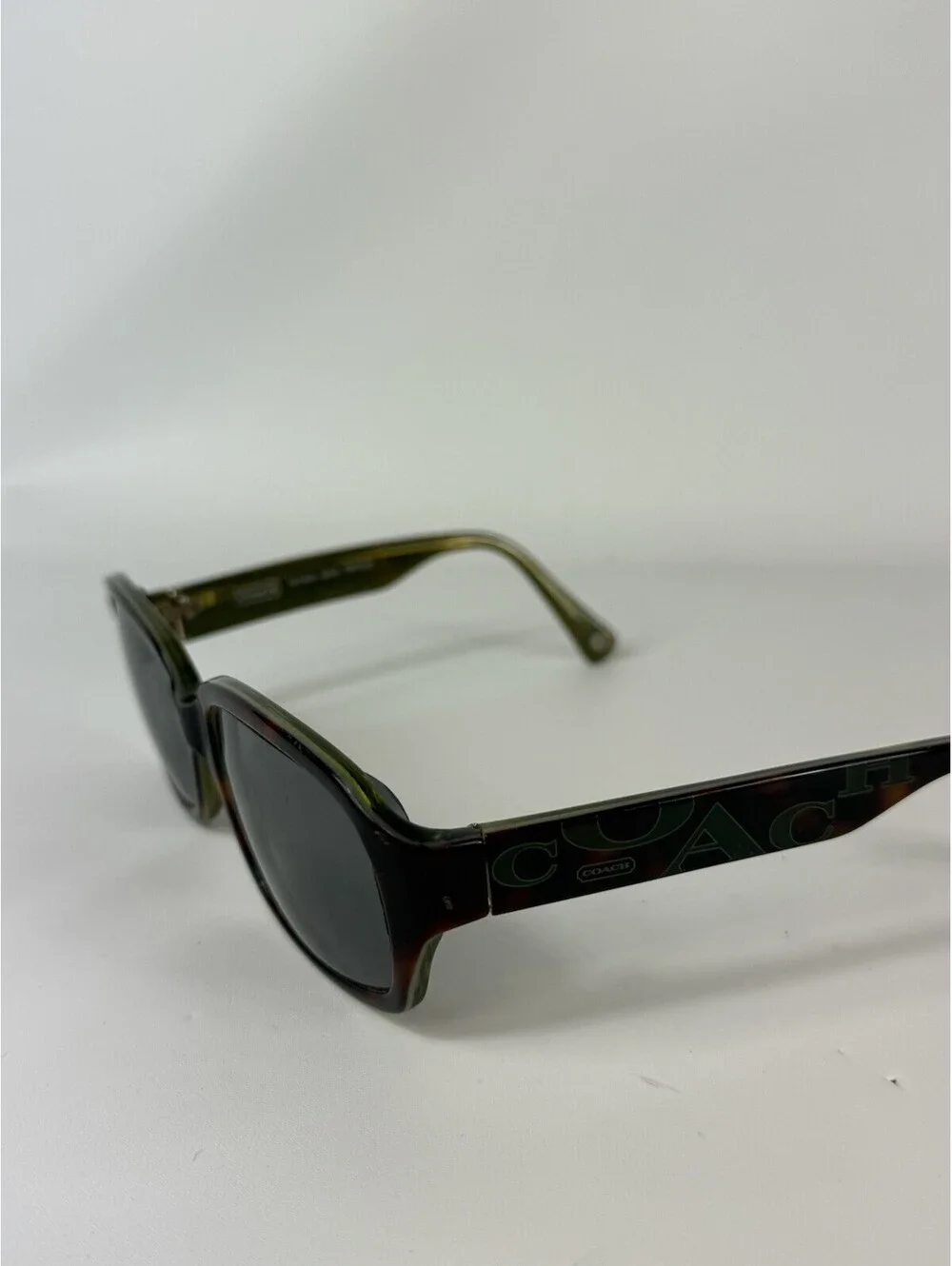 Coach Tatiana (S850) Tortoise Green Gold Sunglasses 56-17-125 FRAMES ONLY!